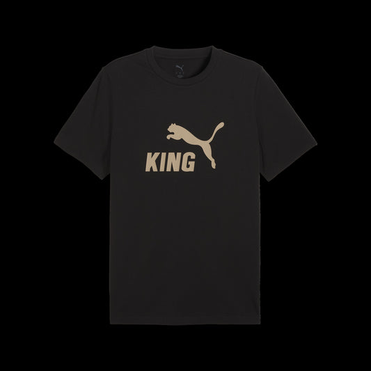 Puma KING Logo Tee Black-Gold 