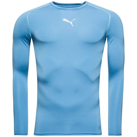 Puma teamLIGA26 Baselayer Tee LS Team Light Blue