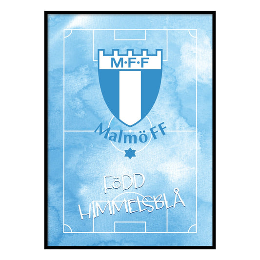 Poster Född himmelsblå