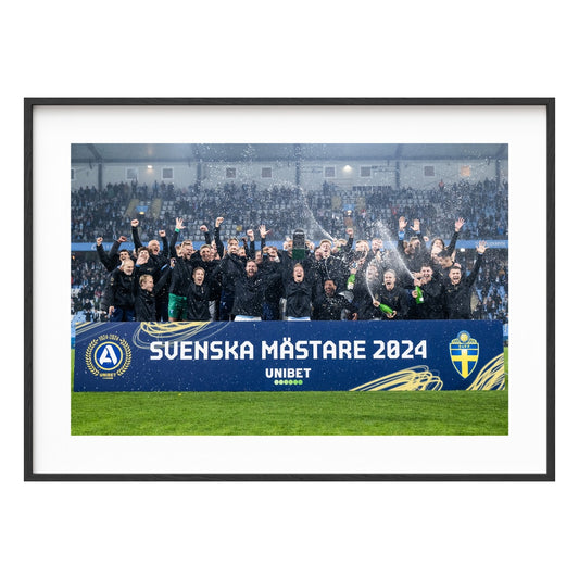 Poster Svenska Mästare 2024 - Lagbild