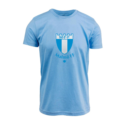 T-shirt dam stor logo ljusblå