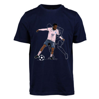 T-shirt barn marinblå Taha Ali