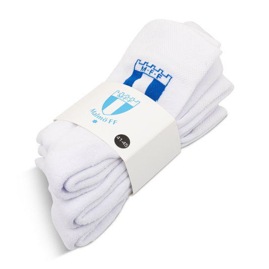 3-pack sportstrumpor vita