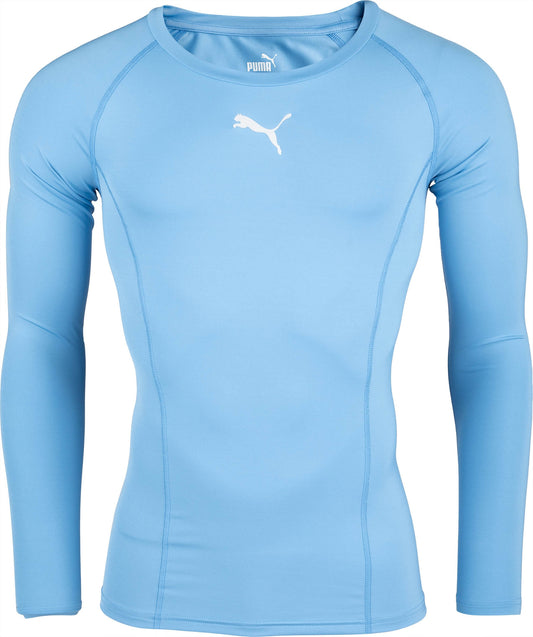 Puma teamLIGA26 Baselayer Tee LS Jr Team Light Blue