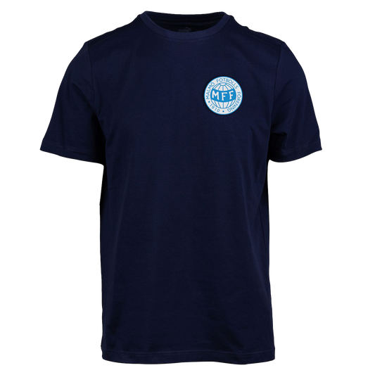 Puma t-shirt retro rund marinblå
