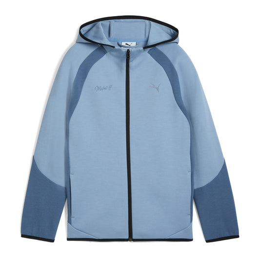 Puma EVOSTRIPE Full-Zip Hoodie Jr DK B Cool Blue