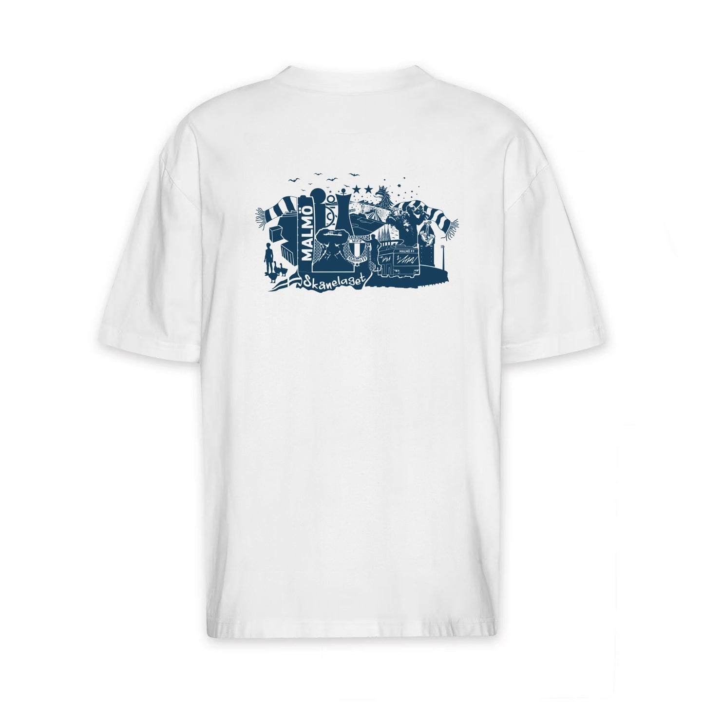 T-shirt vit collage