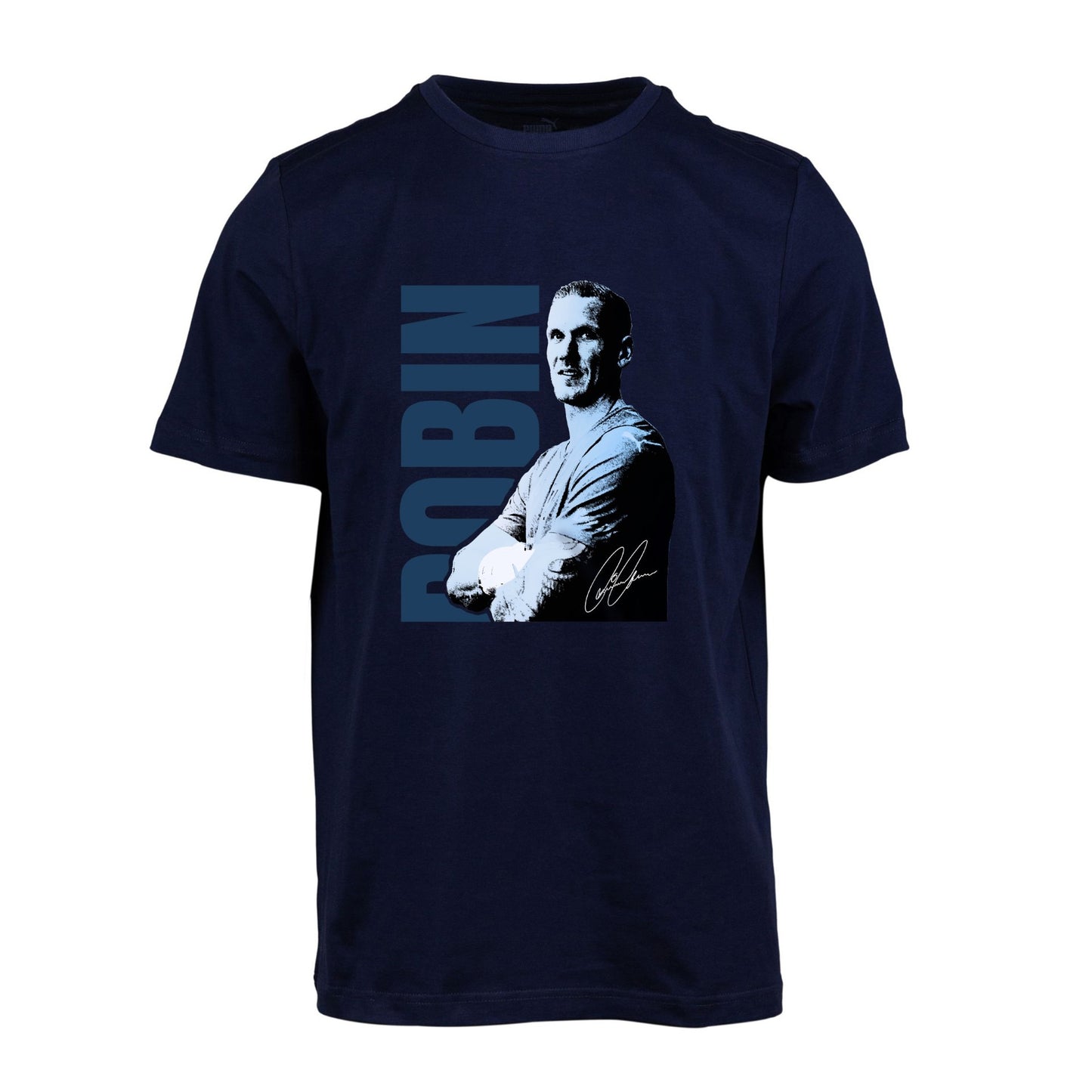 T-shirt barn marinblå Robin Olsen
