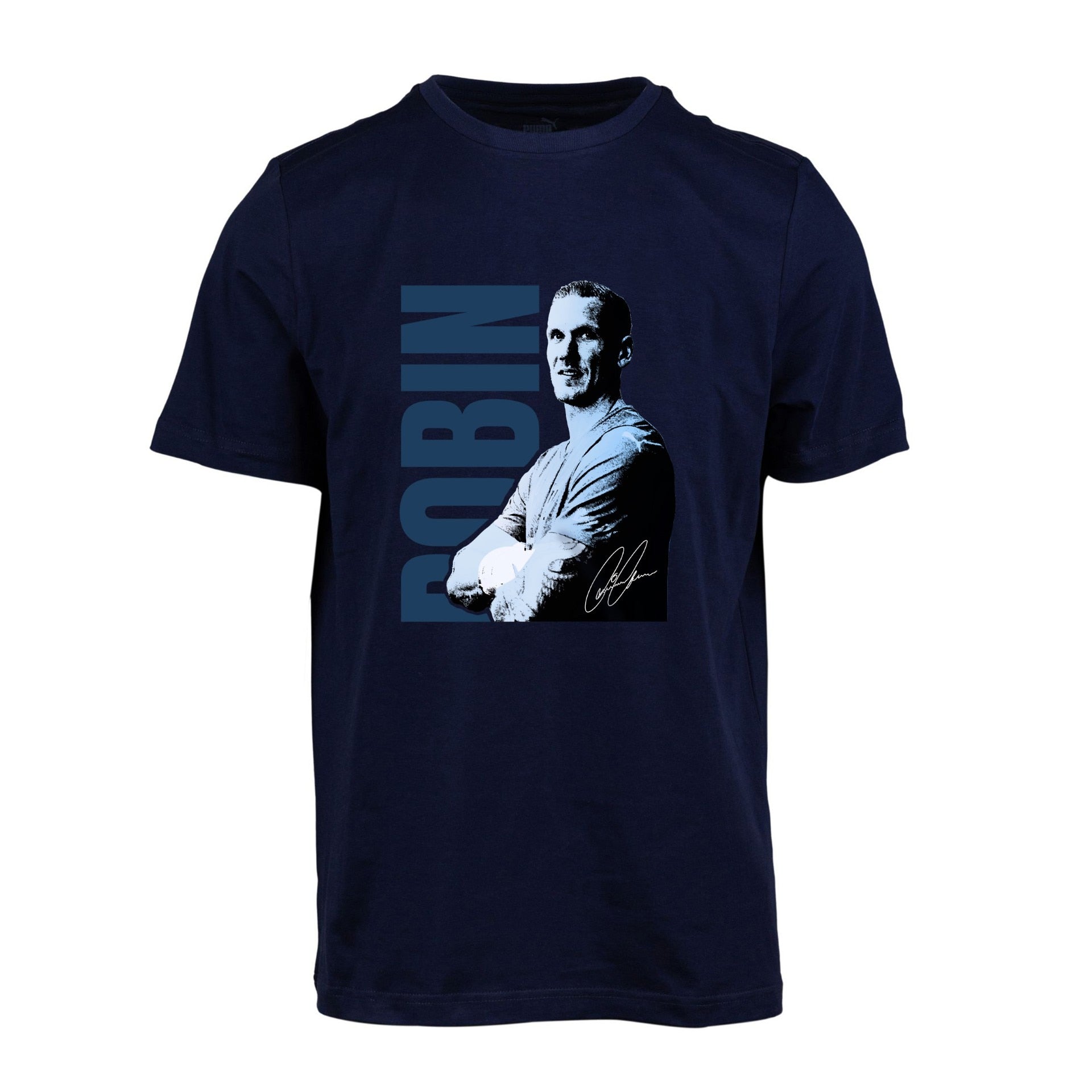 T-shirt barn marinblå Robin Olsen