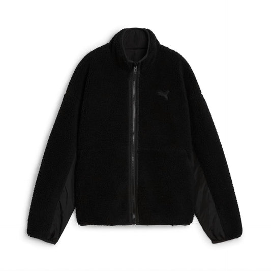 Puma W Reversible Sherpa Jacket Black 